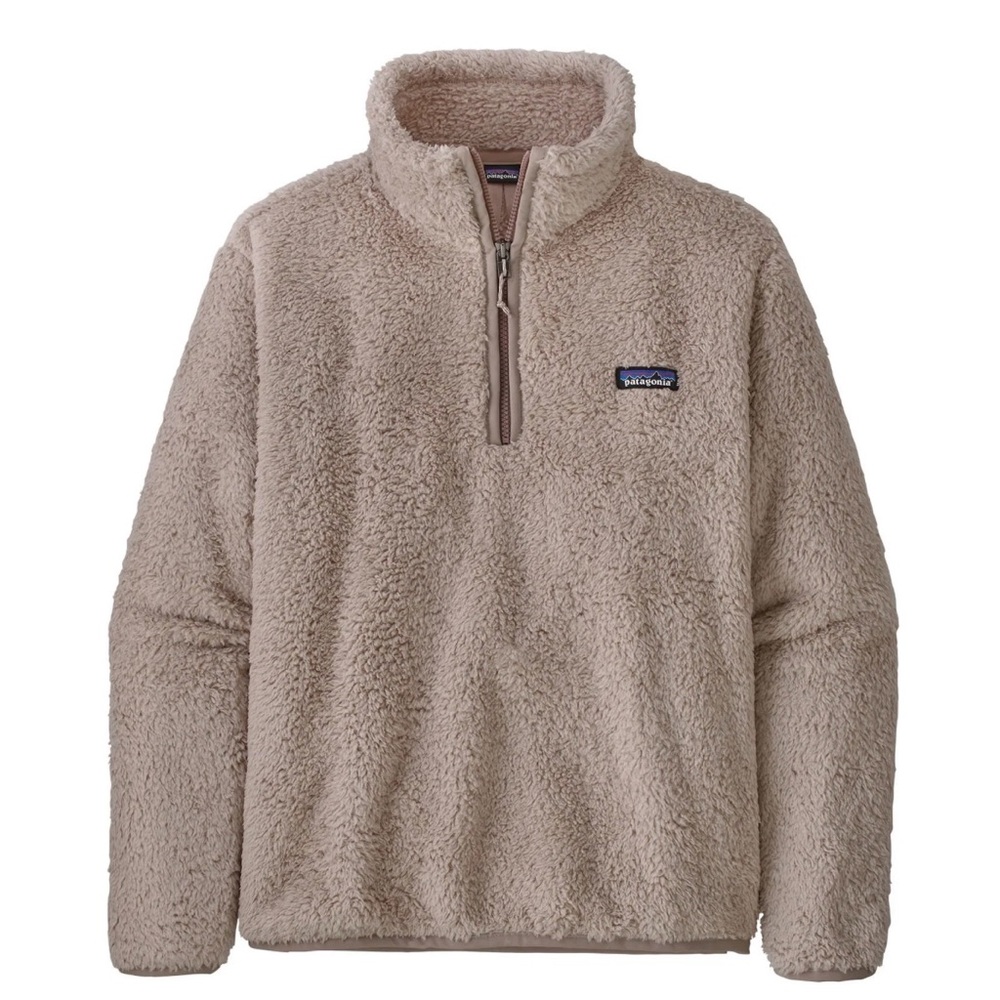 Patagonia Women's Fleece Pullover Jacket in Light Taupe